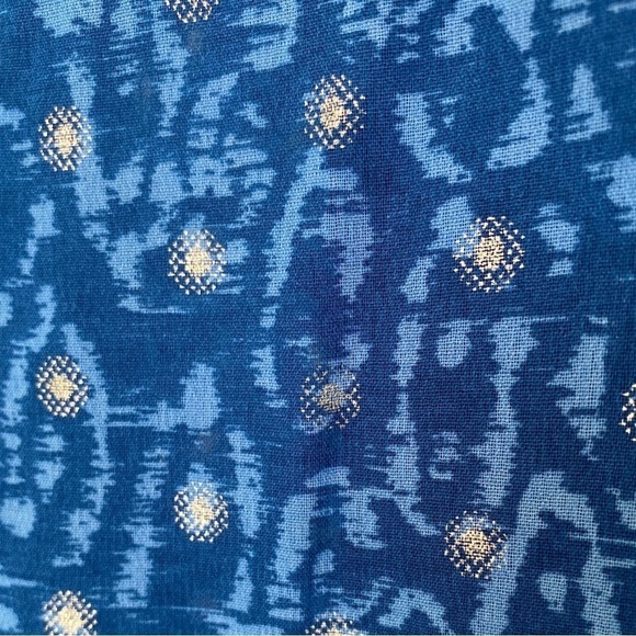 ModCloth Moon Orchid Twirl About a Tidal Wave Top Blue Size Large NWT - Picture 6 of 8